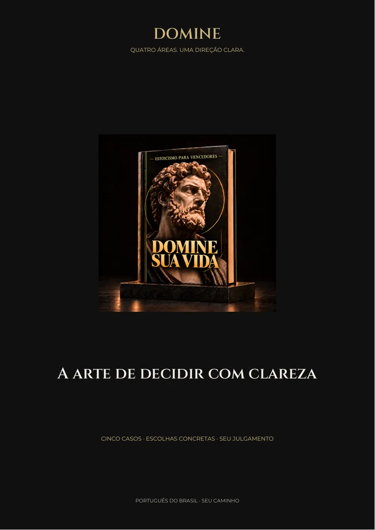 Capa de A arte de decidir com clareza